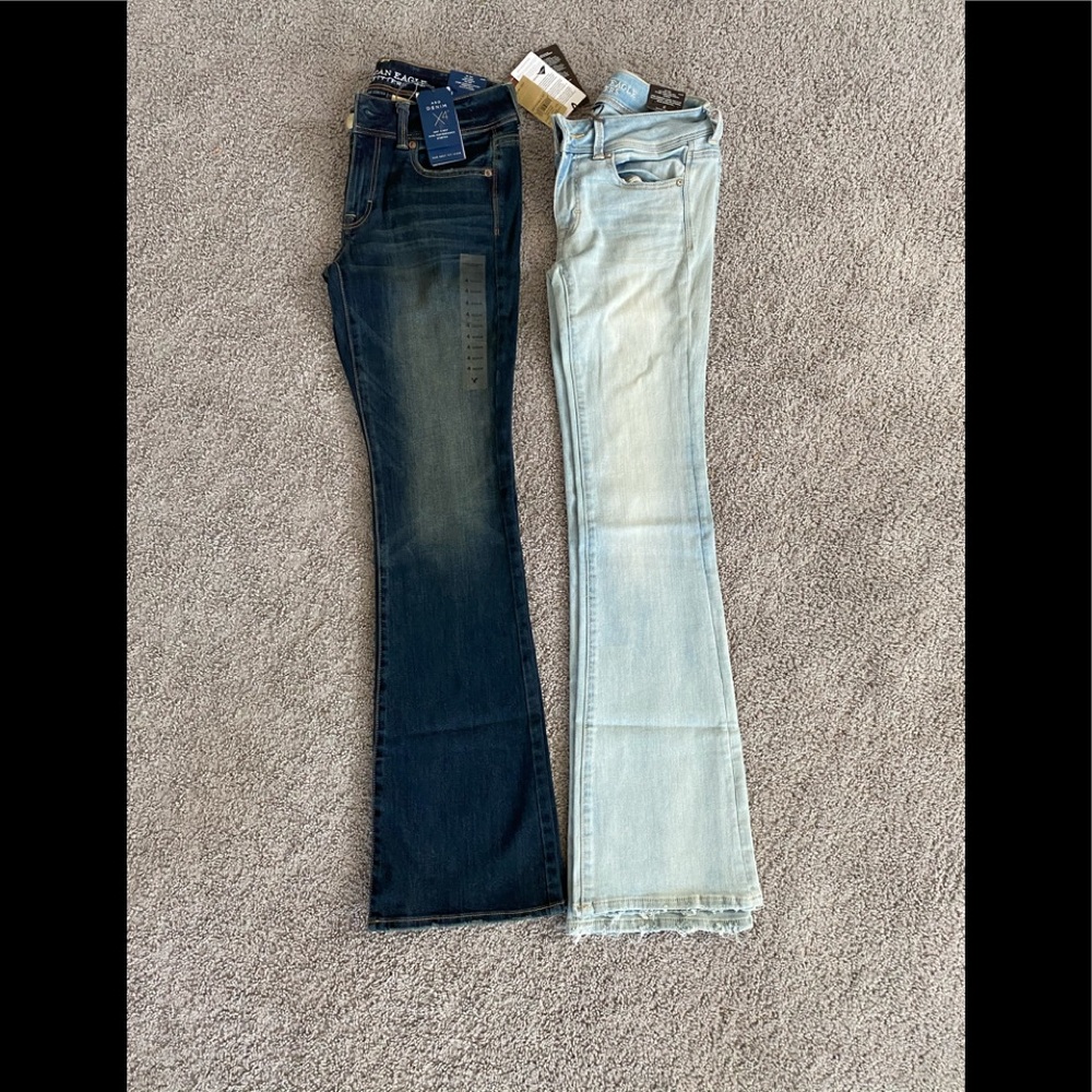 2 pair AE jeans Kick Boot Size 4 NWT